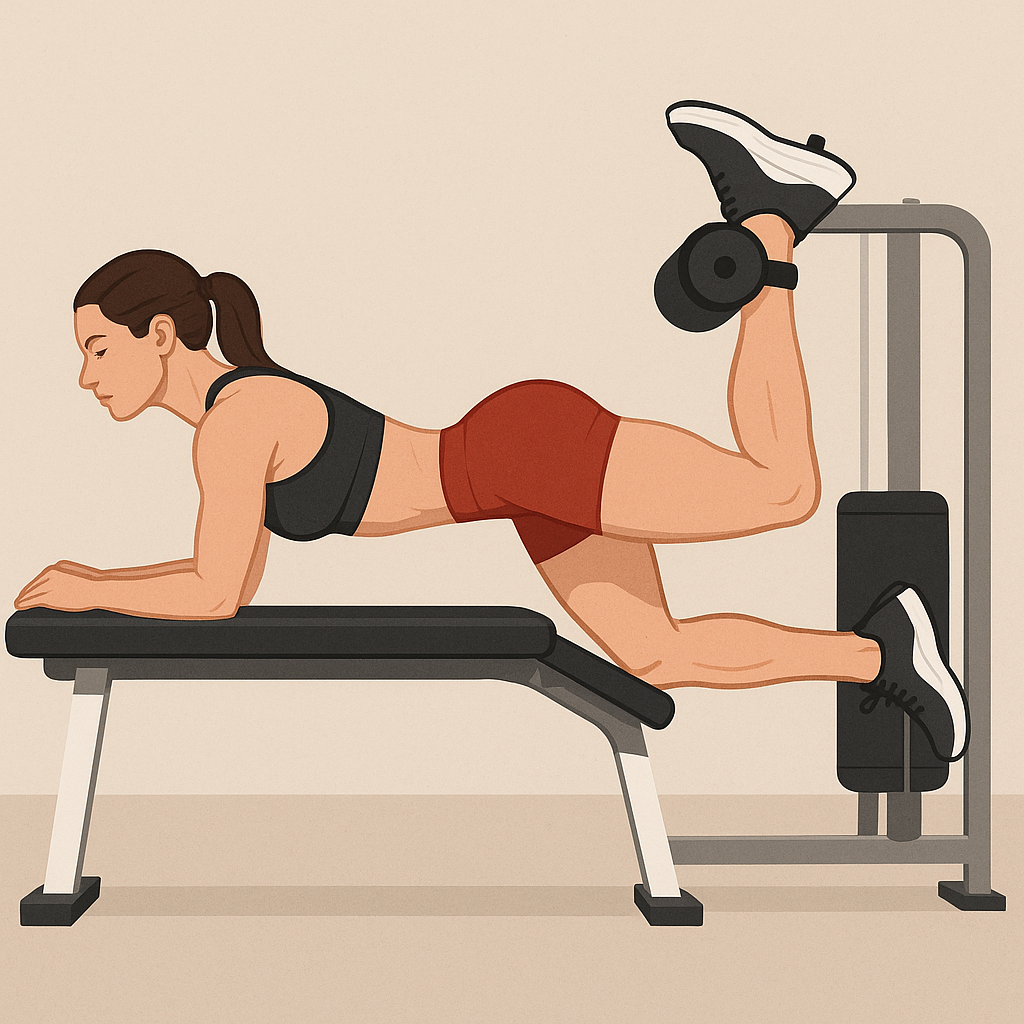 Exécution du Leg curl allongé